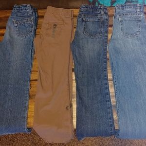 Girls size 6 jeans bundle